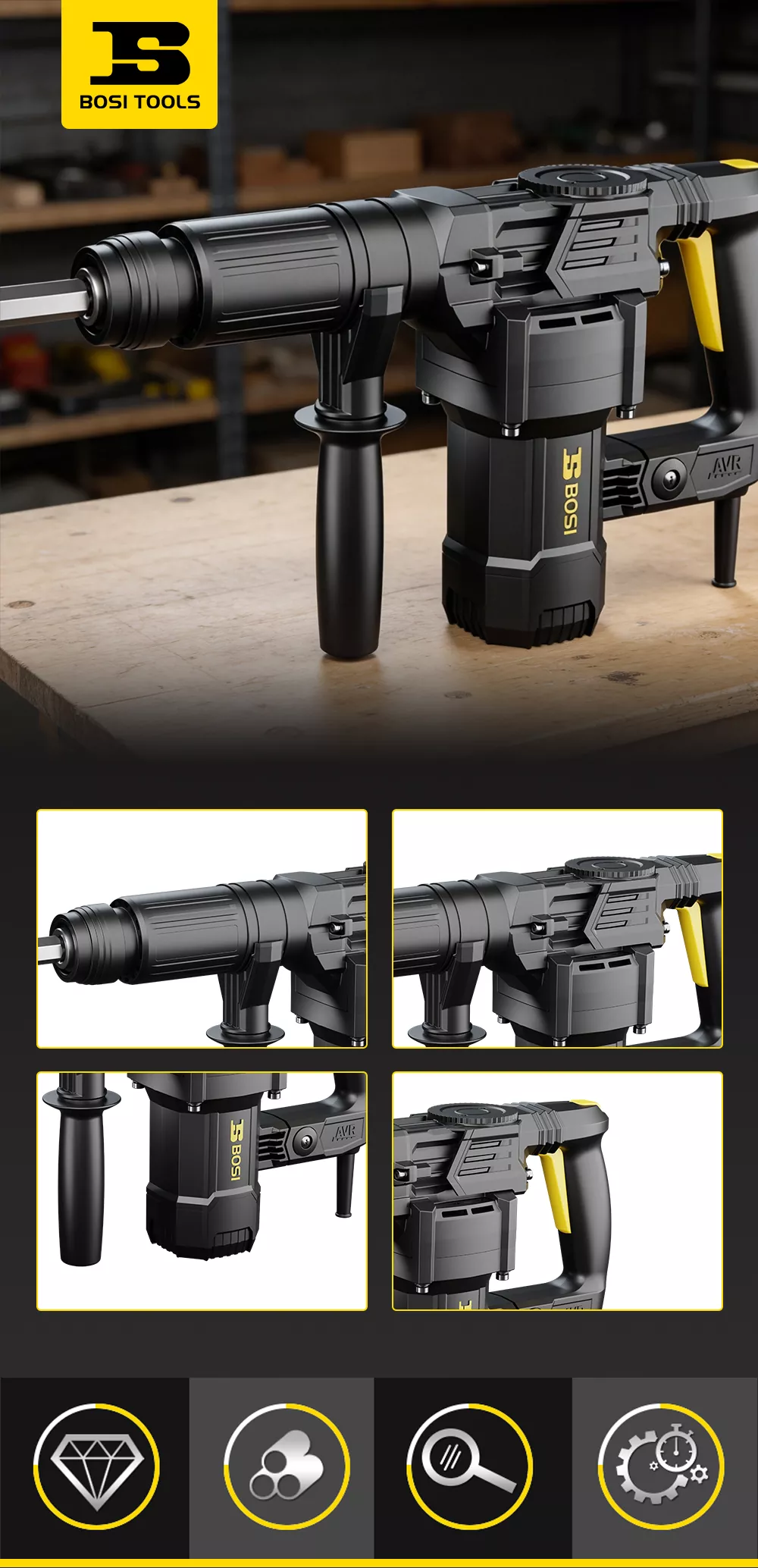 High-Power Electric Pickaxe